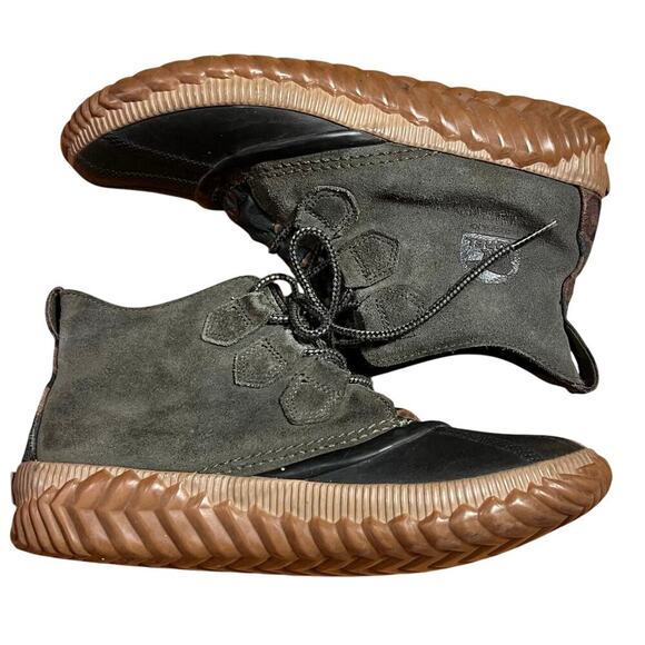 Sorel Out N About Duck Boots Women’s Size 8.5 Green Camo Waterproof NL3391-326 - Picture 7 of 8